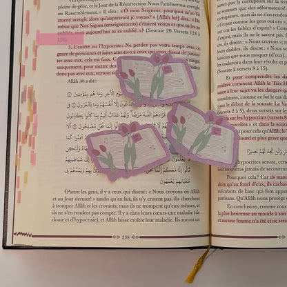 sticker Livre et Fleurs - Sweet Hijabi